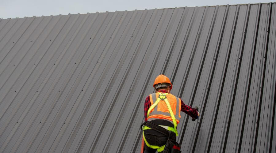 Professional metal roof installation services in Francisco, IN